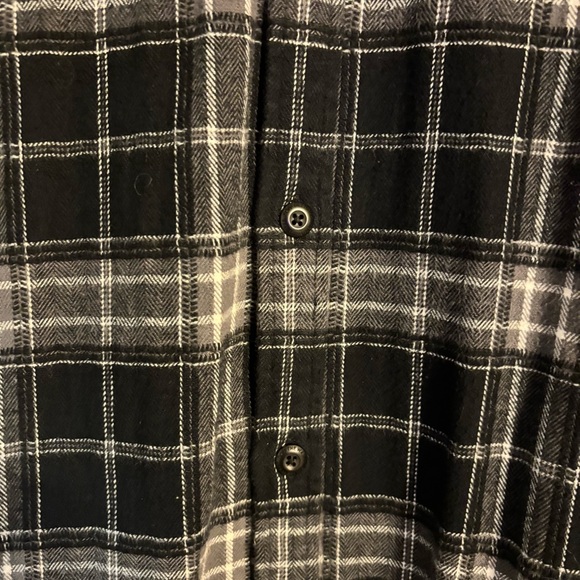 Vans Plaid Black and White Tradewinds Heavy Flannel Shirt Jacket Men’s Size XL - Picture 2 of 8